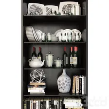 Шкаф распашной / витрина Dexter. Cabinet / showcase by Metner - Шкафы - 3D модель