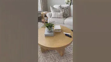 How to Style a Round Coffee Table