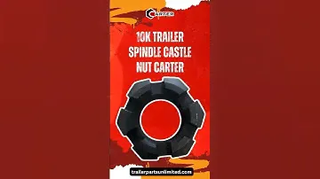 🔧 Upgrade Your Trailer with the 10k Spindle Castle Nut! 🔧